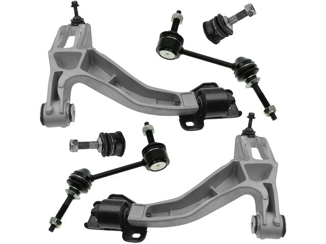Front Control Arm Ball Joint Sway Bar Link Kit 6 Piece - 2003-2005 Lincoln Town Car - TRQ 5682-07561137