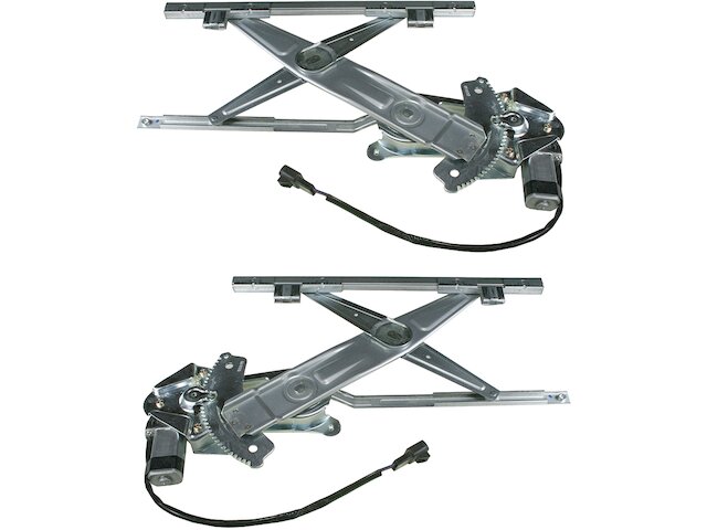 Front Window Regulator and Motor Kit 2 Piece - 2005-2010 Chevrolet Cobalt Sedan - TRQ 18305-07561971