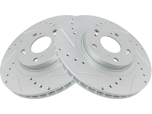 Front Brake Rotor Set 2 Piece - 2002-2006 Acura RSX Type-S - TRQ 5941-07564543