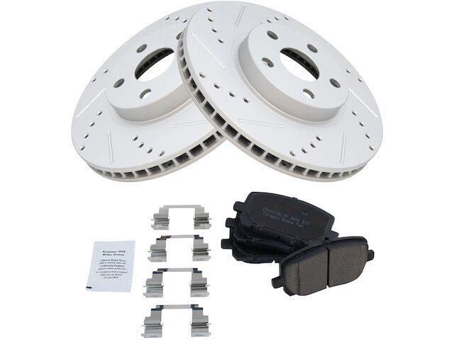 Front Brake Pad and Rotor Kit - 2003-2008 Toyota Matrix - TRQ 8085-07570978