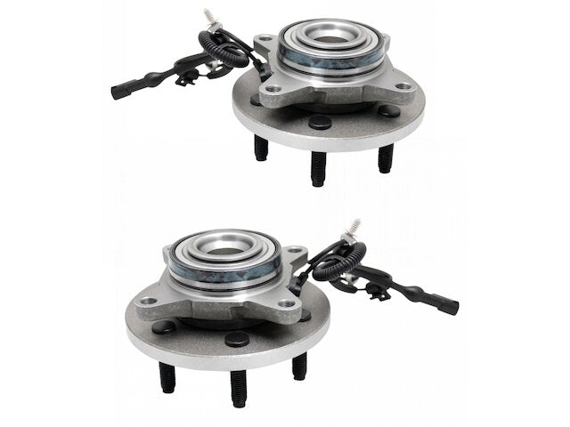 Front Wheel Hub Set 2 Piece - 2007-2010 Ford Expedition RWD - TRQ 19017-07571391