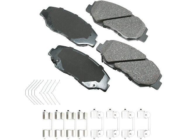Front Brake Pad Set - 2003-2011 Honda Element 2.4L 4-Cylinder - Akebono 7014-07572146