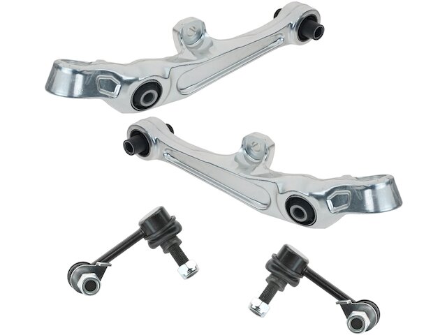 Front Control Arm and Sway Bar Link Kit 4 Piece - 2005-2007 Infiniti G35 RWD Coupe - TRQ 18387-07573218