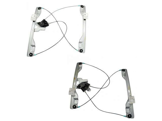 Front Window Regulator Set 2 Piece - 2015-2019 Ford F150 - TRQ 129927-07574793