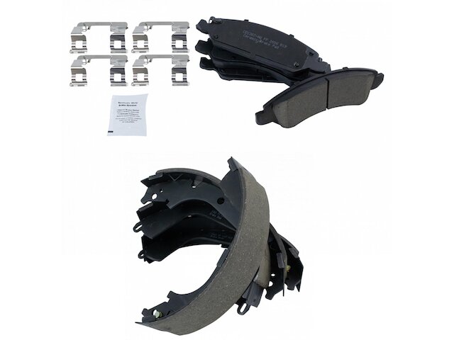 Brake Pad and Brake Shoe Kit - 2009-2013 GMC Sierra 1500 - TRQ 30033-07579005