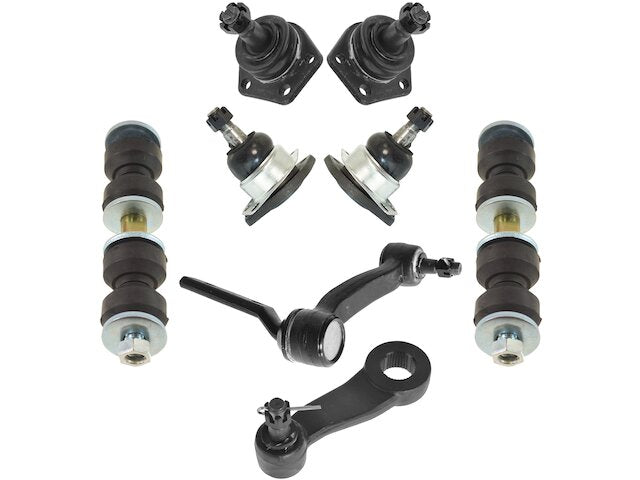 Front Ball Joint Idler Arm Pitman Arm Kit 8 Piece - 1995-2005 Chevrolet Blazer 4WD - TRQ 3656-07580489