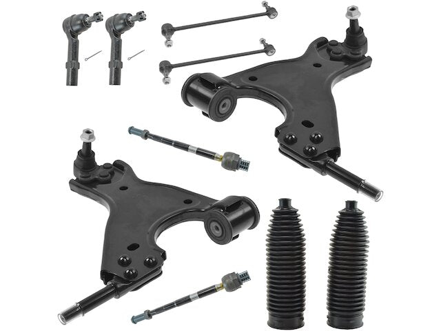 Front Control Arm Ball Joint Tie Rod and Sway Bar Link Kit 10 Piece - 2008-2017 Buick Enclave - TRQ 26821-07584234