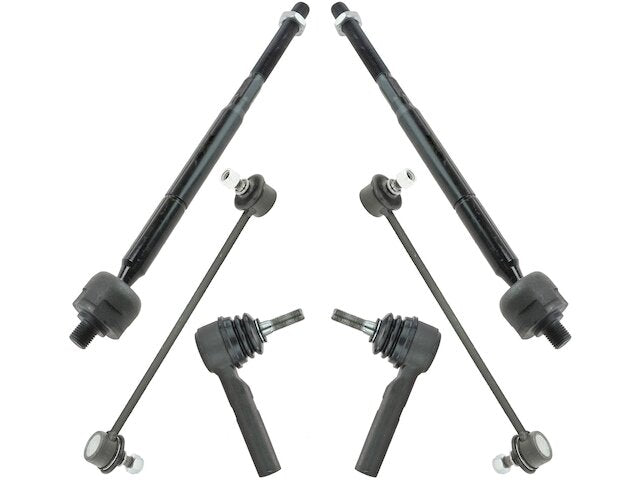 Front Tie Rod End and Sway Bar Link Kit 6 Piece - 2011-2014 Chrysler 200 - TRQ 97026-07585538
