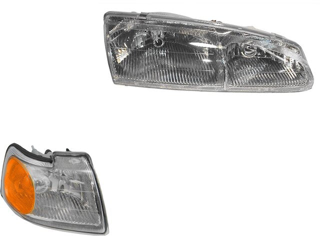 Headlight Assembly and Parking Light Kit 2 Piece - 1996-1997 Ford Thunderbird - DIY Solutions 5584-07587105