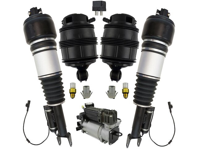 Air Suspension Compressor Strut Spring Kit 6 Piece - 2003-2006 Mercedes E500 Base RWD Sedan - DIY Solutions 6405-07587443