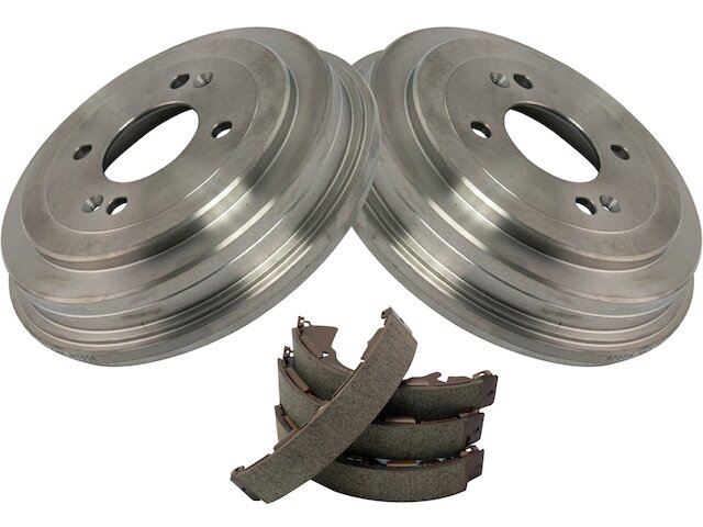 Rear Brake Drum and Brake Shoe Kit - 2006-2011 Kia Rio - TRQ 18849-07587836