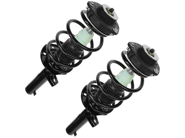 Front Strut and Coil Spring Assembly - Set of 2 - 2005-2014 Volkswagen Jetta 2.5L 5-Cylinder (without Sport Suspension) - TRQ 18277-07595147