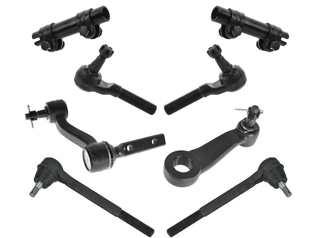 Tie Rod End Idler Arm Pitman Arm Kit 8 Piece - 1985-1994 Chevrolet S10 Blazer 4WD - TRQ 3646-07596048