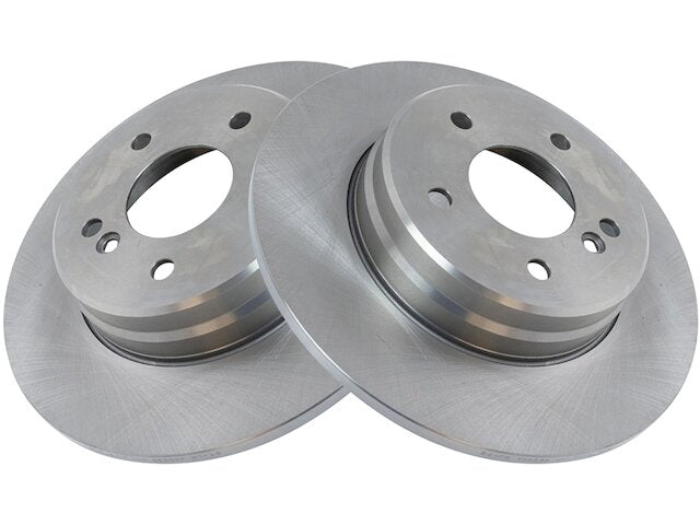 Rear Brake Rotor Set 2 Piece - 2003-2005 Mercedes C240 4Matic - TRQ 6332-07600460