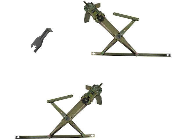 Window Regulator Kit 2 Piece - 1996-2000 Honda Civic Coupe 2-Door - DIY Solutions 6008-07602820