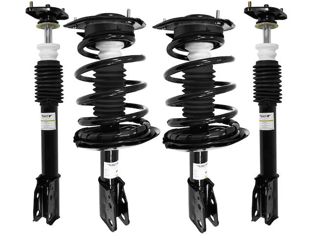 Front and Rear Strut and Coil Spring Kit - 1990-1999 Buick LeSabre Sedan - Unity 2615-07605033