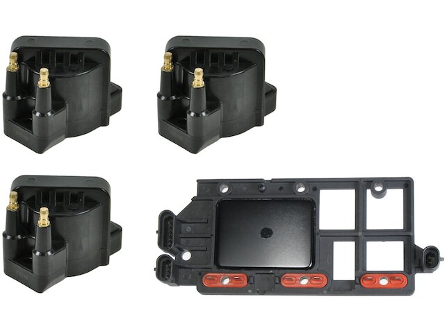 Ignition Coil Set with Control Module 4 Piece - 1993-1995 Chevrolet Camaro 3.4L V6 - TRQ 3102-07605264