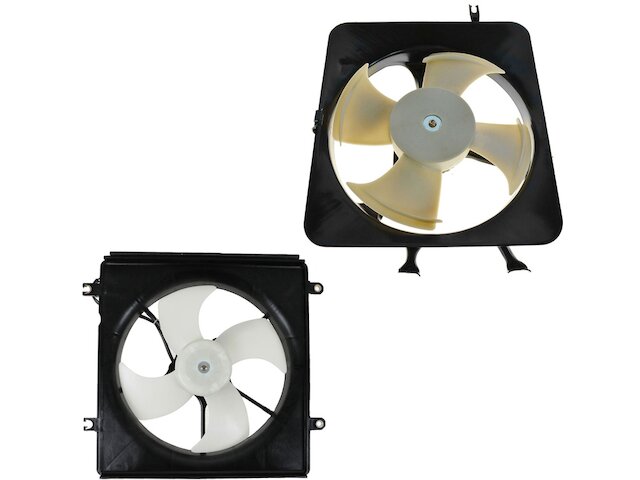 Radiator Fan and Condenser Fan Kit 2 Piece Set - 1999-2001 Honda CRV - DIY Solutions 6023-07605537