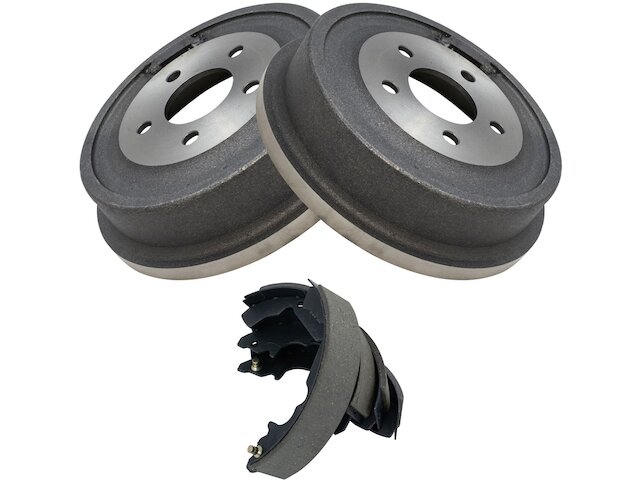 Rear Brake Drum and Brake Shoe Kit - 2002-2007 Saturn Vue - TRQ 4925-07608701