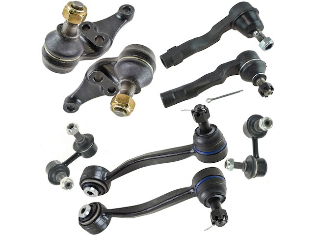 Front Ball Joint Sway Bar Link Tie Rod End Kit 8 Piece - 1995-2002 Mazda Millenia - TRQ 8583-07610446
