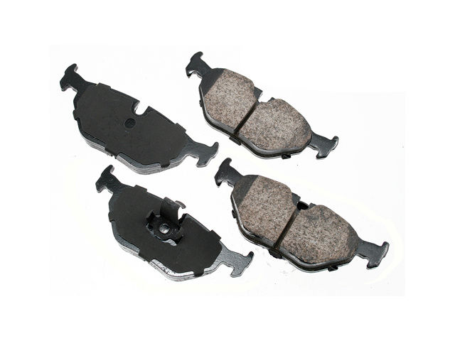 Rear Brake Pad Set - 2001-2003 BMW 530i 3.0L 6-Cylinder - Akebono 1054-07613517