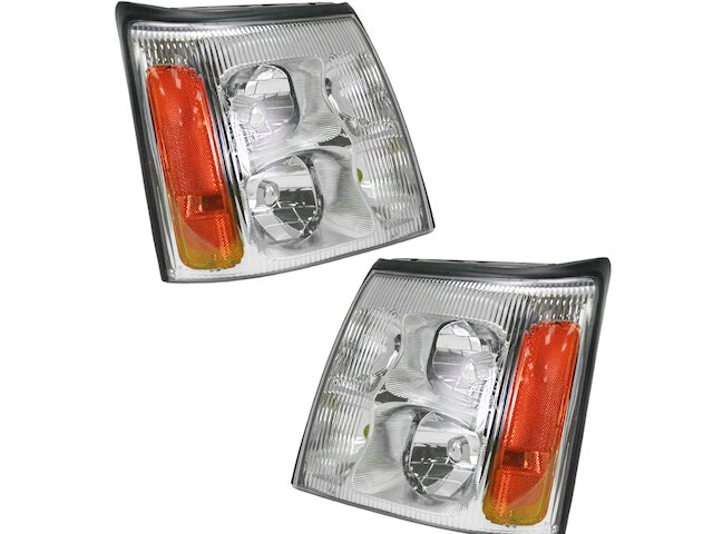 HID Headlight Assembly without Ballast - Set of 2 - 2003-2006 Cadillac Escalade ESV - DIY Solutions 127824-07614941