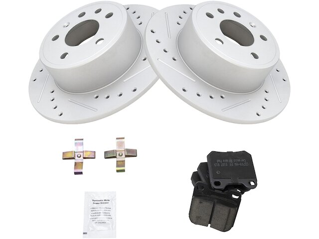 Rear Brake Pad and Rotor Kit - 2001-2003 Saturn L200 - TRQ 4846-07620242