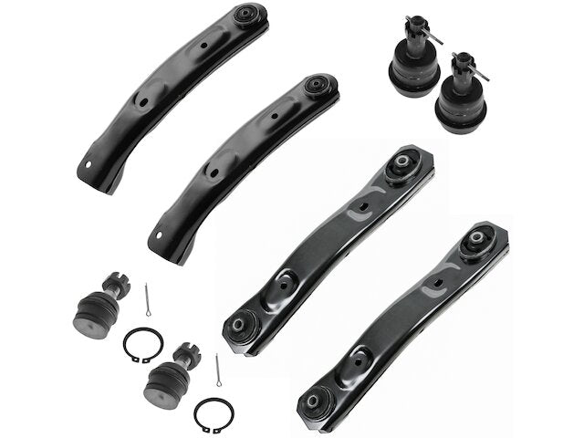 Front Control Arm and Ball Joint Kit 8 Piece - 1999-2004 Jeep Grand Cherokee - TRQ 2251-07629812