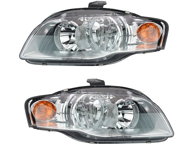 Headlight Assembly Set 2 Piece - 2007-2009 Audi S4 Convertible - DIY Solutions 19067-07634765
