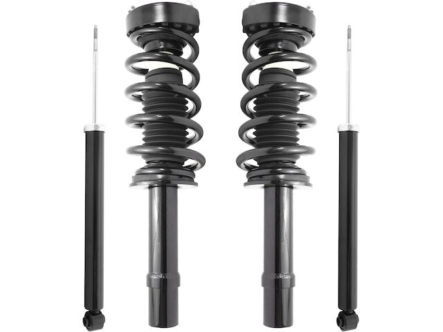 Front and Rear Suspension Strut and Shock Absorber Assembly Kit - 2012, 2014-2016 Chrysler 300 AWD 5.7L V8 - Unity 118593-07635934