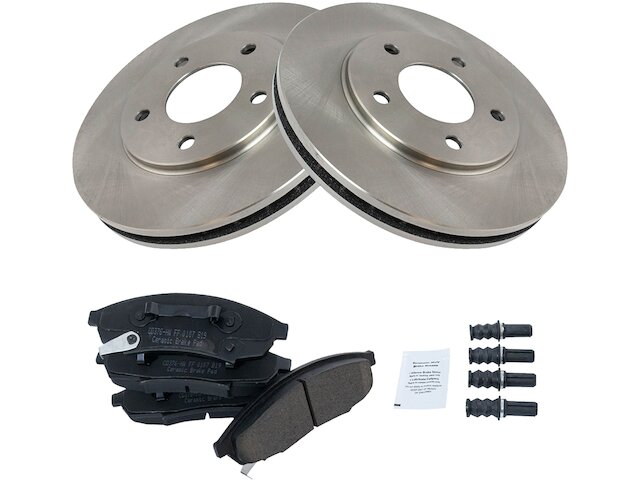 Front Brake Pad and Rotor Kit - 1988-1995 Oldsmobile Cutlass Supreme - TRQ 4486-07636430