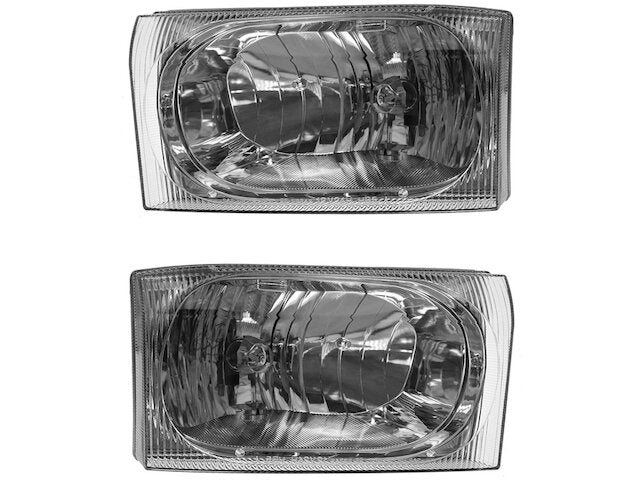 Composite Headlight Assembly Set of 2 - 2002-2004 Ford F-250 Super Duty - DIY Solutions 5340-07637604