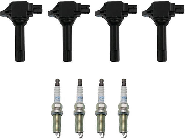 Ignition Coil and Spark Plug Kit 8 Piece - 2015-2017 Subaru Outback 2.5L H4 - DIY Solutions 129945-07640986