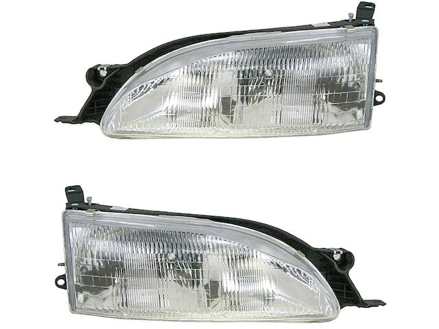 Headlight Assembly Set 2 Piece - 1995-1996 Toyota Camry - DIY Solutions 7951-07641235