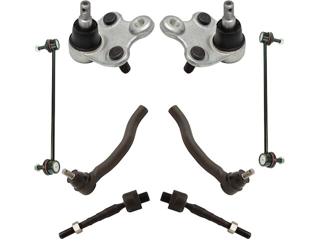 Front Ball Joint Sway Bar Link Tie Rod End Kit 8 Piece - 2012-2015 Honda Civic - TRQ 118456-07644501