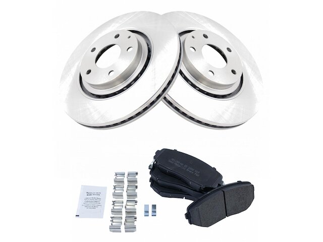 Front Brake Pad and Rotor Kit - 2016-2018 Mazda CX9 - TRQ 134783-07645743