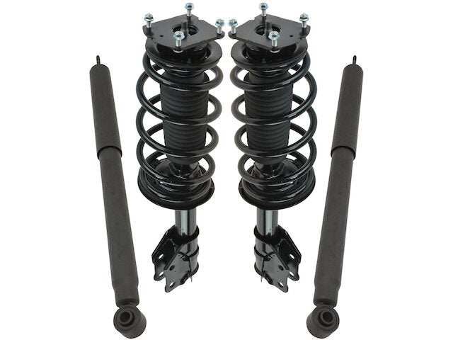 Front and Rear Shock Strut and Coil Spring Kit 4 Piece - 2011-2015 Lincoln MKX - TRQ 96857-07649525