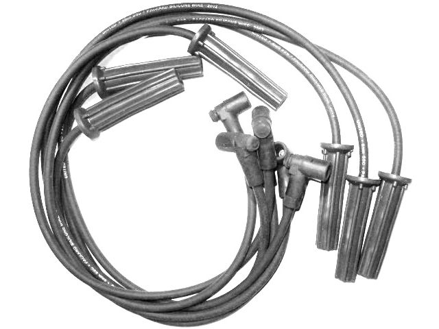 Spark Plug Wire Set - 1977-1980, 1989 Pontiac Firebird - United Automotive 4654-07652298