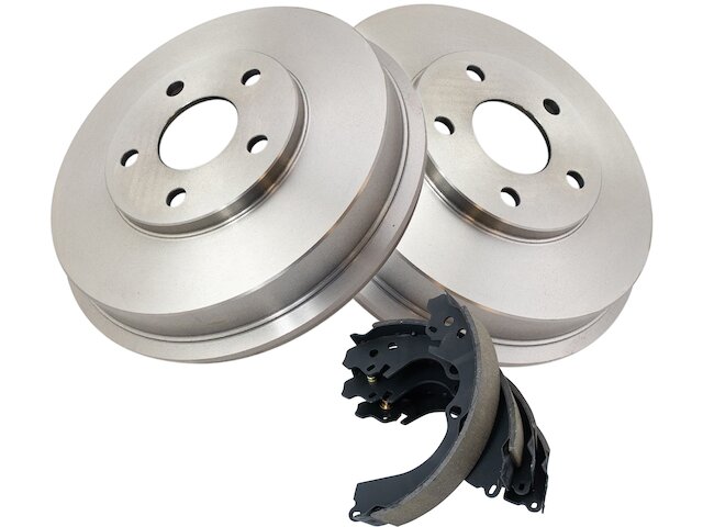 Rear Brake Drum and Brake Shoe Kit - 1998-2002 Subaru Forester - TRQ 345-07664052