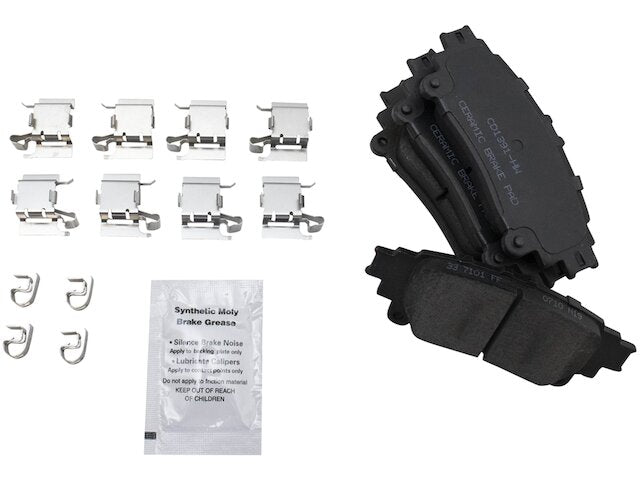 Rear Brake Pad Set - 2013-2020 Lexus GS350 - TRQ 119538-07665171