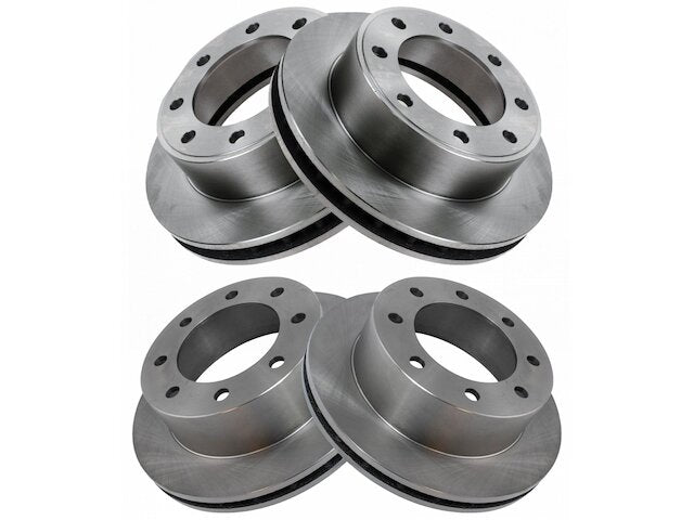Brake Rotor Set 4 Piece - 1999-2004 Ford F250 Super Duty 4WD - TRQ 5337-07669256