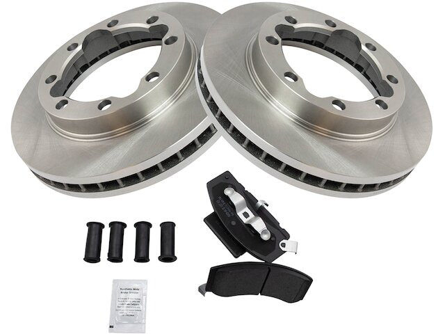 Front Brake Pad and Rotor Kit - 1994-1999 Dodge Ram 3500 - TRQ 1994-07671160