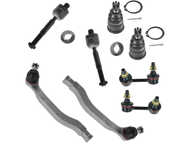 Front Ball Joint Sway Bar Link Tie Rod End Kit 8 Piece - 1998-2002 Honda Accord 2.3L 4-Cylinder - TRQ 5981-07672377