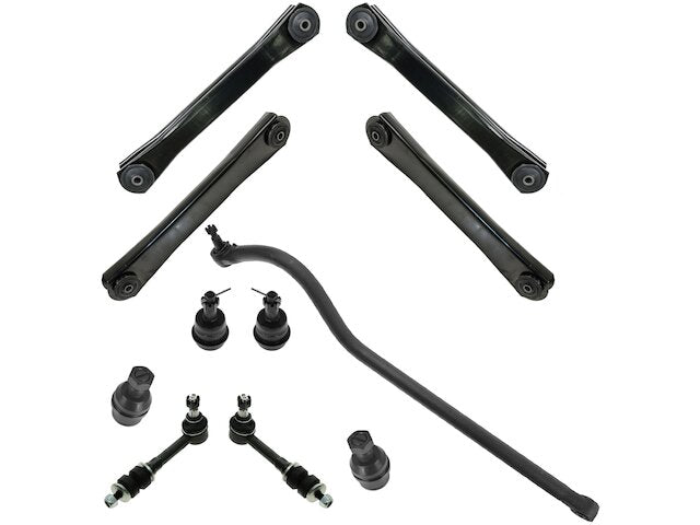 Front Control Arm Ball Joint Sway Bar Link Kit 11 Piece - 1995-1997 Dodge Ram 2500 4WD - TRQ 1980-07673009