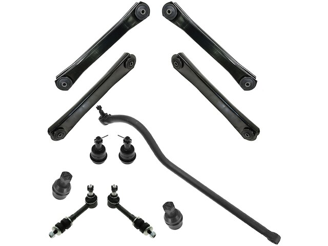 Front Control Arm Ball Joint Sway Bar Link Kit 11 Piece - 1995-1999 Dodge Ram 1500 4WD - TRQ 1965-07673009