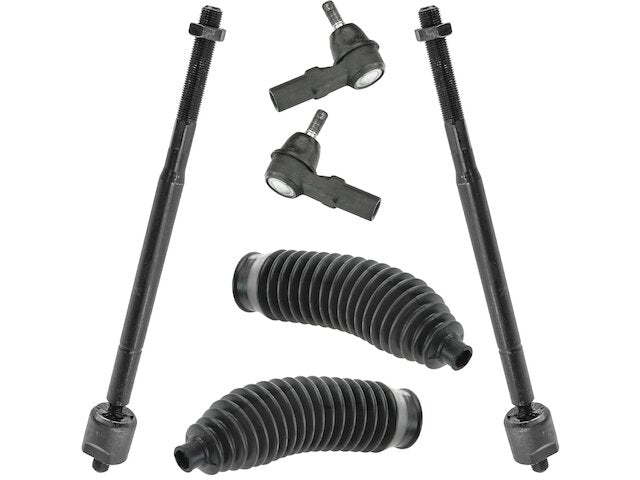 Tie Rod End and Steering Bellows Kit 6 Piece - 1998-2003 Toyota Sienna - TRQ 8128-07676203
