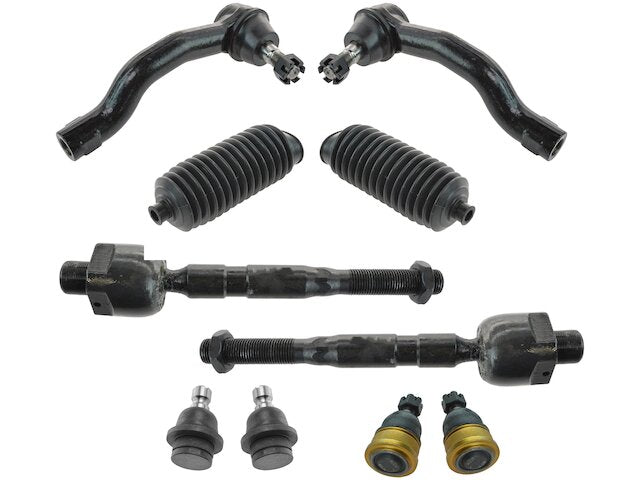 Front Ball Joint and Tie Rod End Kit 10 Piece - 2005-2015 Nissan Xterra - DIY Solutions 18395-07678474