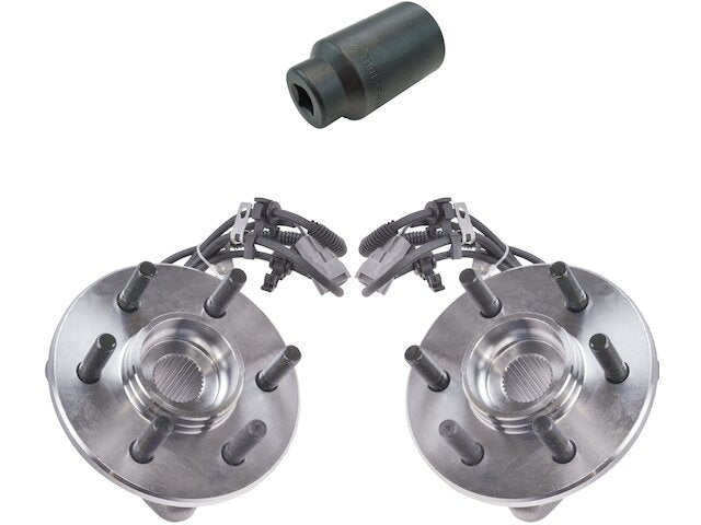 Front Wheel Hub Assembly and Socket Kit - 1997-2004 Dodge Dakota 4WD - TRQ 1840-07678770