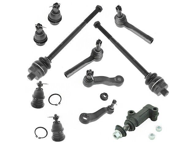 Front Ball Joint Tie Rod Pitman Idler Arm Kit 11 Piece - 2000-2006 Chevrolet Suburban 1500 - TRQ 3718-07679304
