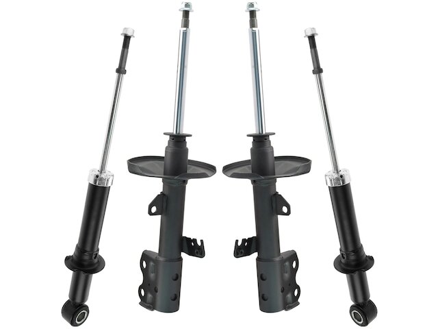 Front and Rear Suspension Strut and Shock Absorber Assembly Kit 4 Piece - 2004-2009 Toyota Prius - TRQ 18054-07679605